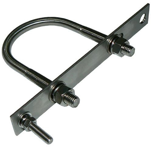 Strut clamp, 304 stainless steel, suits single to 3-way strut kits – up to 70mm capability